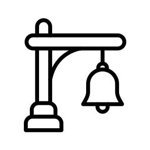 Bell,station Bell,alert,train Station,signaling icon