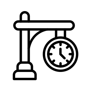 Clock,train Station,hour,time,station Clock icon