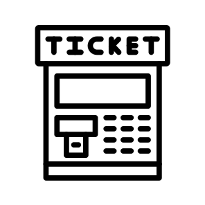 Ticket Machine,subway,train,ticket,machine icon