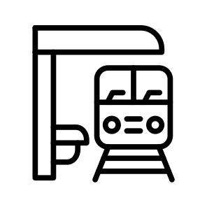 Train Platform,train Station,train,station,metro icon