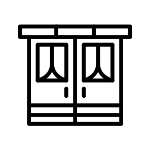 Trian Door,train,door,subway,rail Door icon