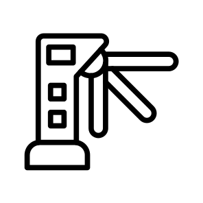 Turnstiles,turnstile,access,control,security icon