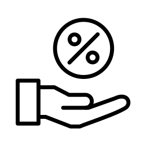 Commision,benefit,money,hand,business And Finance icon