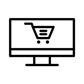 Ecommerce,online Shop,smart Cart,marketing,screen icon