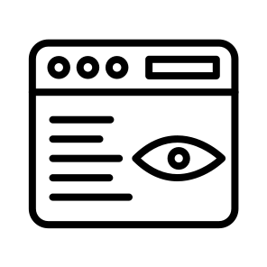 Impression,views,eye,programming,views icon