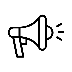 Megaphone,marketing,speaker,loud,advertising icon