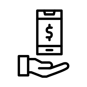 Mobile Banking,cellphone,hand,touch Screen,banking icon