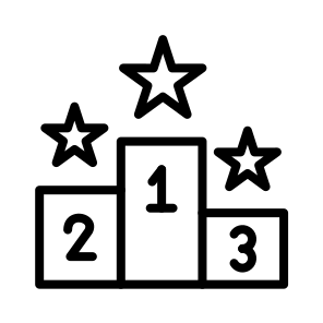 Ranking,rank,best,bar Graph,star icon