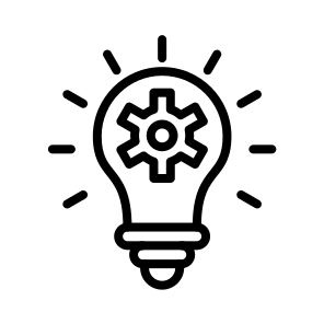 Solution,lightbulb,solve,business,idea icon