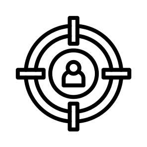 Target Audience,people,focus,seo,business icon