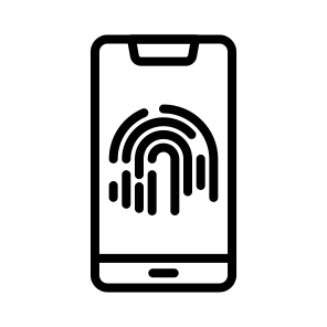 Fingerprint,detective,touch Id,smartphone,finger Print icon