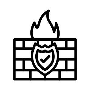 Firewall,security System,security,technology,fire icon