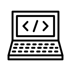 Hacked,cracker,webpage,browser,laptop icon