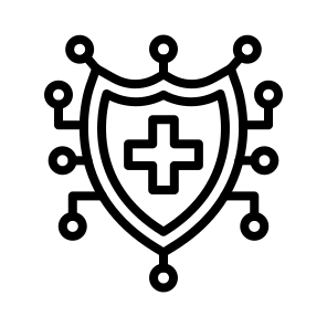 Rehabilitation,recovery,shield,cross,healthcare And Medical icon