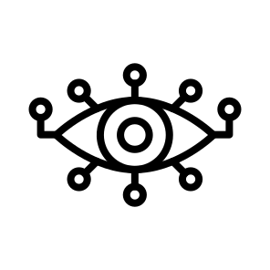View,eye,sight,clarity,cyber Security icon