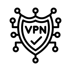 Vpn,shield,secure,security,cyber Security icon