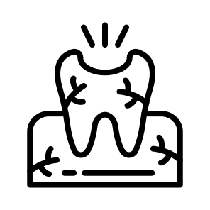Broken Tooth,tooth,decay,caries,healthcare And Medical icon