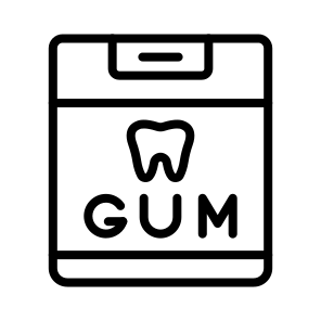 Chewing Gum,chew,gum,dental,dentist icon