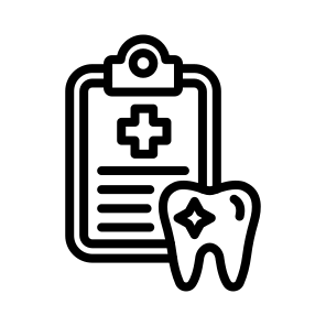 Dental Record,treatment,dental Care,healthcare And Medical,dentist icon