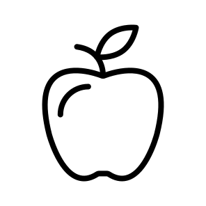 Apple,fruit,diet,food,organic icon