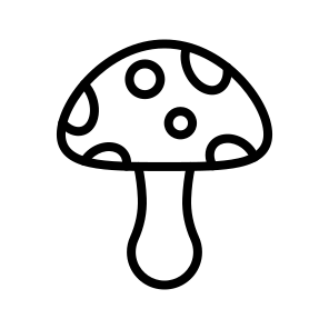 Mushroom,fungi,nature,food,muscaria icon