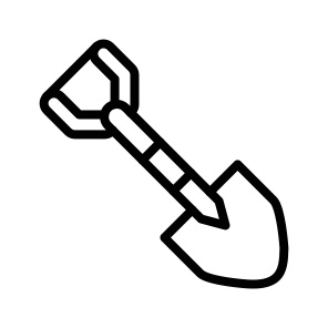 Shovel,gardening,construction,dig,shovels icon