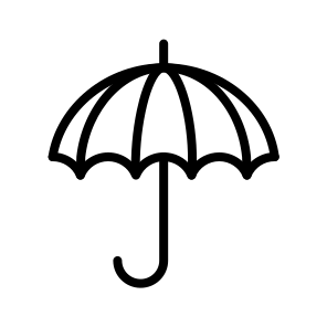 Umberella,rain,protection,weather,rainy icon