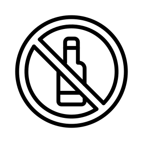 No Alcohol,no Drink,prohibition,forbidden,healthcare And Medical icon