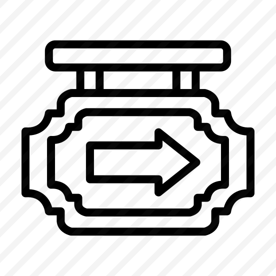 Sign Post,post,directional Sign,right Way,sign preview