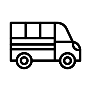 Van,transportation,automobile,vehicle,travel icon