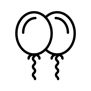 Balloons,balloon,party,decoration,celebration icon