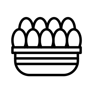 Eggs,basket,egg,food,healthy Food icon