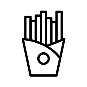 French Fries,fries,potatoes,junk Food,fried Potatoes icon