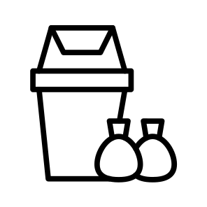 Garbadge,trash,garbage Bin,garbage Can,rubbish Bin icon