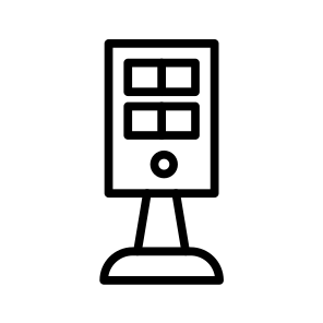 Kiosk,stand,fair,store,candy icon