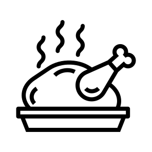 Chicken Dinner, Victory, Win, Reward, Achievement, Meal icon