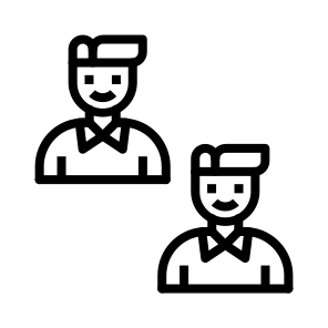 Duo, Team, Pair, Group, Two, Twosome icon