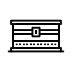 Loot Crate, Reward, Item, Supply, Container, Treasure icon