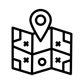 Map, Navigation, Terrain, Chart, Location, Guide icon