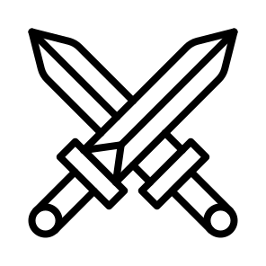 Melee Weapon, Close Combat, Weapon, Hand To Hand, Attack, Bladed icon