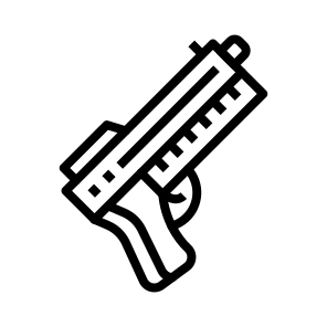 Pistol, Handgun, Firearm, Weapon, Gun, Sidearm icon