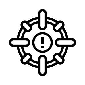Red Zone, Hazard, Bombing, Danger, Area, Warning icon