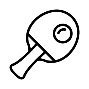 Ping Pong,table Tennis,racket,kid,toys icon