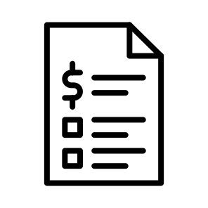 Invoice,billing,bill,receipt,payment icon