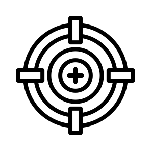 Target,targeting,objective,object,dart Board icon
