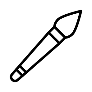 Brush,paint Brush,art,painting,art And Design icon