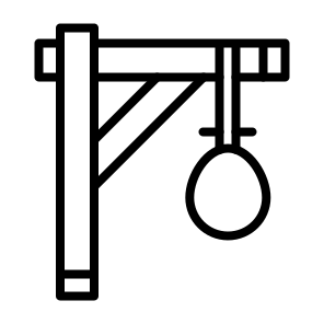 Gallows, Gallows, Execution, Hanging, Punishment, Death Penalty, Scaffold, Noose, Justice icon
