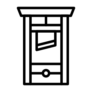 Guillotine, Guillotine, Execution, Beheading, Punishment, Blade, Device, History, Contraption icon