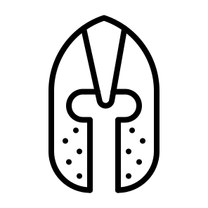 Knight Helmet, Knight, Helmet, Armor, Protection, Headgear, Medieval, Battle, Warrior icon