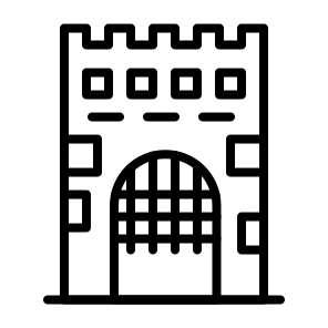 Medieval Gate, Medieval, Gate, Entrance, Architecture, Fortress, Castle, Entrance, Door icon